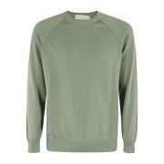 Filippo De Laurentiis Raglan Bomull Crepe Finish Topp Green, Herr