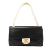 Chanel Vintage Pre-owned Laeder axelremsvskor Black, Dam