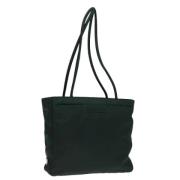 Prada Vintage Pre-owned Nylon totevskor Green, Dam