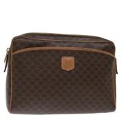 Celine Vintage Pre-owned Laeder kuvertvskor Brown, Dam