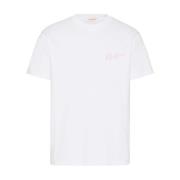 Valentino Garavani Vita T-shirts Polos för Män White, Herr