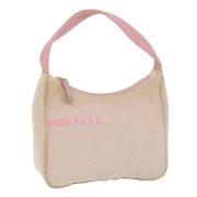 Prada Vintage Pre-owned Canvas handvskor Pink, Dam