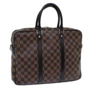 Louis Vuitton Vintage Pre-owned Canvas louis-vuitton-vskor Brown, Dam