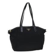 Prada Vintage Pre-owned Nylon totevskor Black, Dam