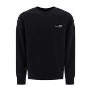 A.p.c. Svart Sweatshirt Aw24 Herrmode Black, Herr