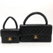 Chanel Vintage Pre-owned Laeder chanel-vskor Black, Dam