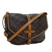 Louis Vuitton Vintage Pre-owned Canvas louis-vuitton-vskor Brown, Dam