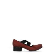 UMA Wang Bordeaux Läderpumps Red, Dam