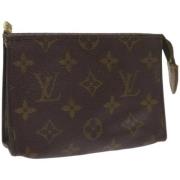 Louis Vuitton Vintage Pre-owned Canvas necessrer Brown, Dam