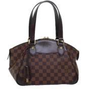 Louis Vuitton Vintage Pre-owned Canvas handvskor Brown, Dam