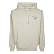 Drole de Monsieur Snygg Hoodie med Fängslande Slogan White, Herr