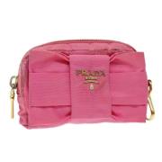 Prada Vintage Pre-owned Nylon necessrer Pink, Dam