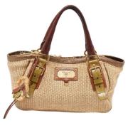 Prada Vintage Pre-owned Laeder totevskor Beige, Dam