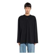 Off White Bred L/S Tee Svart - Röd Black, Herr