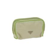 Prada Vintage Pre-owned Nylon prada-vskor Green, Dam