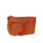 Prada Vintage Pre-owned Nylon prada-vskor Orange, Dam