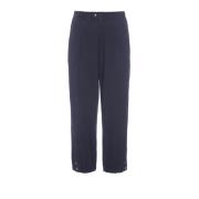 Bitte Kai Rand Elastiska Casual Byxor Mörk Midnatt Blue, Dam