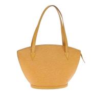 Louis Vuitton Vintage Pre-owned Laeder louis-vuitton-vskor Yellow, Dam