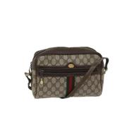 Gucci Vintage Pre-owned Canvas gucci-vskor Beige, Dam