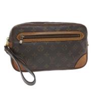 Louis Vuitton Vintage Pre-owned Canvas kuvertvskor Brown, Dam