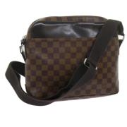 Louis Vuitton Vintage Pre-owned Canvas axelremsvskor Brown, Dam