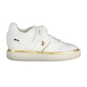 U.s. Polo Assn. Vita Logo Snörskor White, Dam