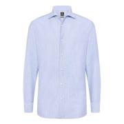 Boggi Milano Poloskjorta i Regular Fit av bomullsjersey Blue, Herr