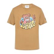 Iceberg T-shirt med tryck Brown, Herr