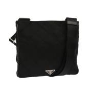 Prada Vintage Pre-owned Nylon prada-vskor Black, Dam