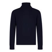 Low Brand Blå Sweatshirt Aw24 Blue, Herr