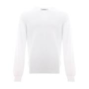 Gran Sasso Klassisk Bomull T-shirt White, Herr