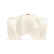 Cult Gaia Clutch Scrunch Beige, Dam