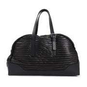 Giorgio Armani Svart Reseväska Aw24 Black, Herr