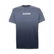 Guess Kortärmad T-shirt Blue, Herr