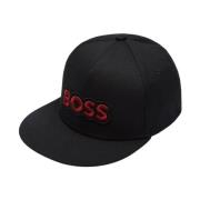 Hugo Boss Baseball Cap Klassisk Stil Svart Black, Herr