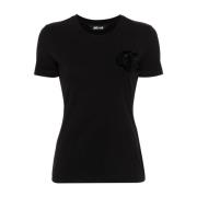 Just Cavalli Svarta T-shirts och Polos ***cv Black, Dam