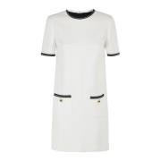 Moschino Elegant Klänning för Speciella Tillfällen White, Dam