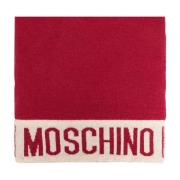 Moschino Halsduk med logotyp Red, Unisex