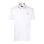 Versace Vita T-shirts & Polos för Män White, Herr