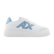 Armani Exchange Låga Sneakers Blue, Dam