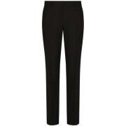 Dolce & Gabbana Svarta Slim Fit Byxor Black, Herr