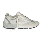 Golden Goose Stiliga Suede Löparskor White, Herr