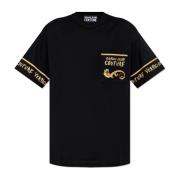 Versace Jeans Couture T-shirt med logotyp Black, Herr