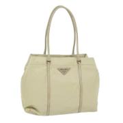 Prada Vintage Pre-owned Nylon prada-vskor White, Dam