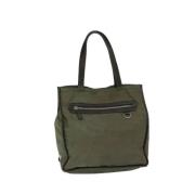 Prada Vintage Pre-owned Nylon prada-vskor Green, Dam