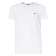 Dondup Vit Bomull T-shirt med Logo White, Herr