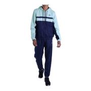 Sergio Tacchini Blå Huva Jogging Set Zelma Blue, Herr