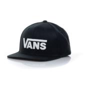 Vans Platt skärmkeps svart/vit snapback Black, Herr