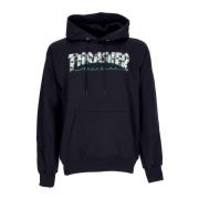 Thrasher Svart Roses Hoodie Herr Långärmad Black, Unisex