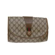 Gucci Vintage Pre-owned Canvas gucci-vskor Beige, Dam